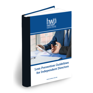Loss Prevention Guidelines for Independent Directors
