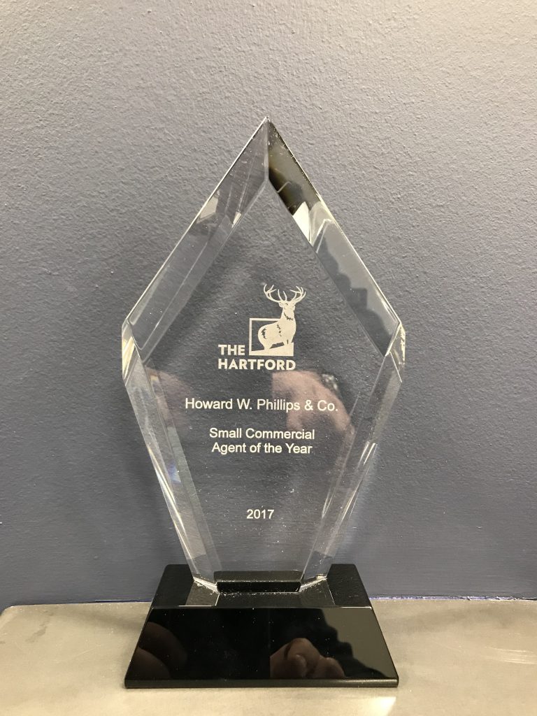 HWP Insurance Named Small Commercial Agency of the Year by Hartford Insurance